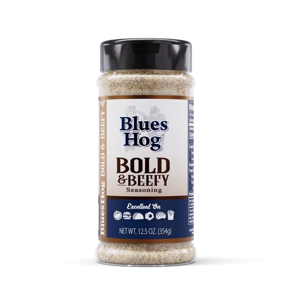 Blues Hog Bold & Beefy Barbeque Seasoning, Gluten-Free, 12.5 oz