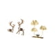 thumbnail image 5 of Estatuas Decorativas Modernas De Reno Y Ciervo, Esculturas De Hojas, Adornos Para Sala De Estar, Dormitorio, Oficina, Escritorio, Estantería, Decoración Del Hogar, Objetos Coleccionables., 5 of 8