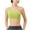 Yellow, variant on JGGSPWM Women's Cutout Strap One Shoulder Sports Bra Medium Support Workout Yoga Black L