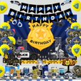 thumbnail image 6 of Police Birthday Decorations, Police Themed Birthday Party Decorations for Kids Police Theme Balloons Happy Birthday Banner Happy Birthday Police Backdrop Cake Topper for Police Theme Party, 6 of 7