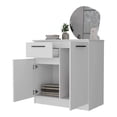 thumbnail image 4 of Miekor Furniture Loonam 2-Door 1-Drawer Dresser White W5U184, 4 of 6