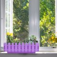 thumbnail image 1 of OULII 2Pcs Window Box Planter Plastic Purple Classic Bonsai Style for Gardeners, 1 of 8