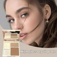 thumbnail image 3 of Palette de Réparation Corporelle Haute Brillance Quatre Couleurs 4-en-1 Maquillage Contouring Visage Complet Finition Délicate Longue Durée, 3 of 8
