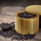 thumbnail image 3 of Caja de almacenamiento de especias, recipiente para sal, tarro de especias de madera, caja de almacenamiento de bambú natural con tapa giratoria magnética para almacenar especias de cocina, 3 of 5