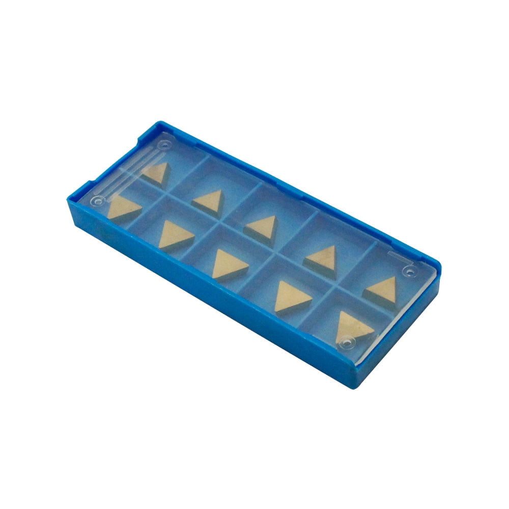 Case Of 10 Tin Coated Carbide Inserts DCMT21.51 2151 C6 Grade For Turning Tools