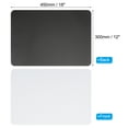 thumbnail image 2 of Unique Bargains 18' x 12' Round Angle Magnetic White Board Contact Paper, White 1Pack, 2 of 5