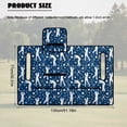 thumbnail image 6 of Psesaysky Universal Golf Cart Seat Covers for Club Car, Foldable, Washable, Breathable, Non-Slip Seat Towel Blanket with 4 Pockets for Golf Lovers, Blue, 6 of 8