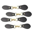 thumbnail image 5 of OFFIGAM Simple Design Clothing Buckles Metal Alloy 4Pcs 6.2X1.2X0.3In, 5 of 6