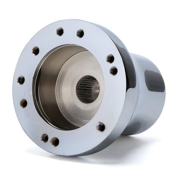 10L0L Golf Cart Steering Wheel Hub Adapter Fit Club Car DS Golf Cart- Chrome