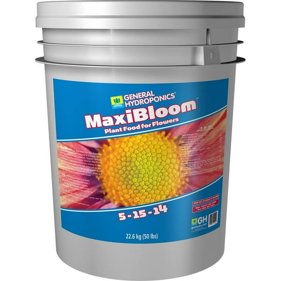 General Hydroponics HGC718295 MaxiBloom Plant Food For Flowers 50 lbs.