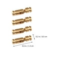 thumbnail image 2 of 10pcs Box Vintage Hinges Gift Box Hinges Present Case Cylindrical Hinges (Golden), 2 of 9