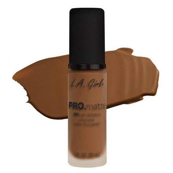 L.A. Girl Pro.Matte Foundation, Nutmeg Glm683, 1 fl. onz.
