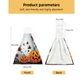 Hallowe Pumpkin Leaves Dead Branch Hanging Kitch Hands Towels Quick Dry