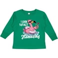 thumbnail image 3 of Inktastic I Look Totally Flamazing with Flamingo in Sunglasses Boys or Girls Long Sleeve Toddler T-Shirt, 3 of 5