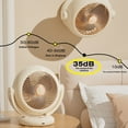 thumbnail image 4 of sruoe Portable Tabletop Fan, Desktop Fan, Desk Fan, Stroller Fan, Mini Tabletop Fan, Small Fan, Table Fans Oscillating for Home Clearance, Camping Fan, 4 of 5