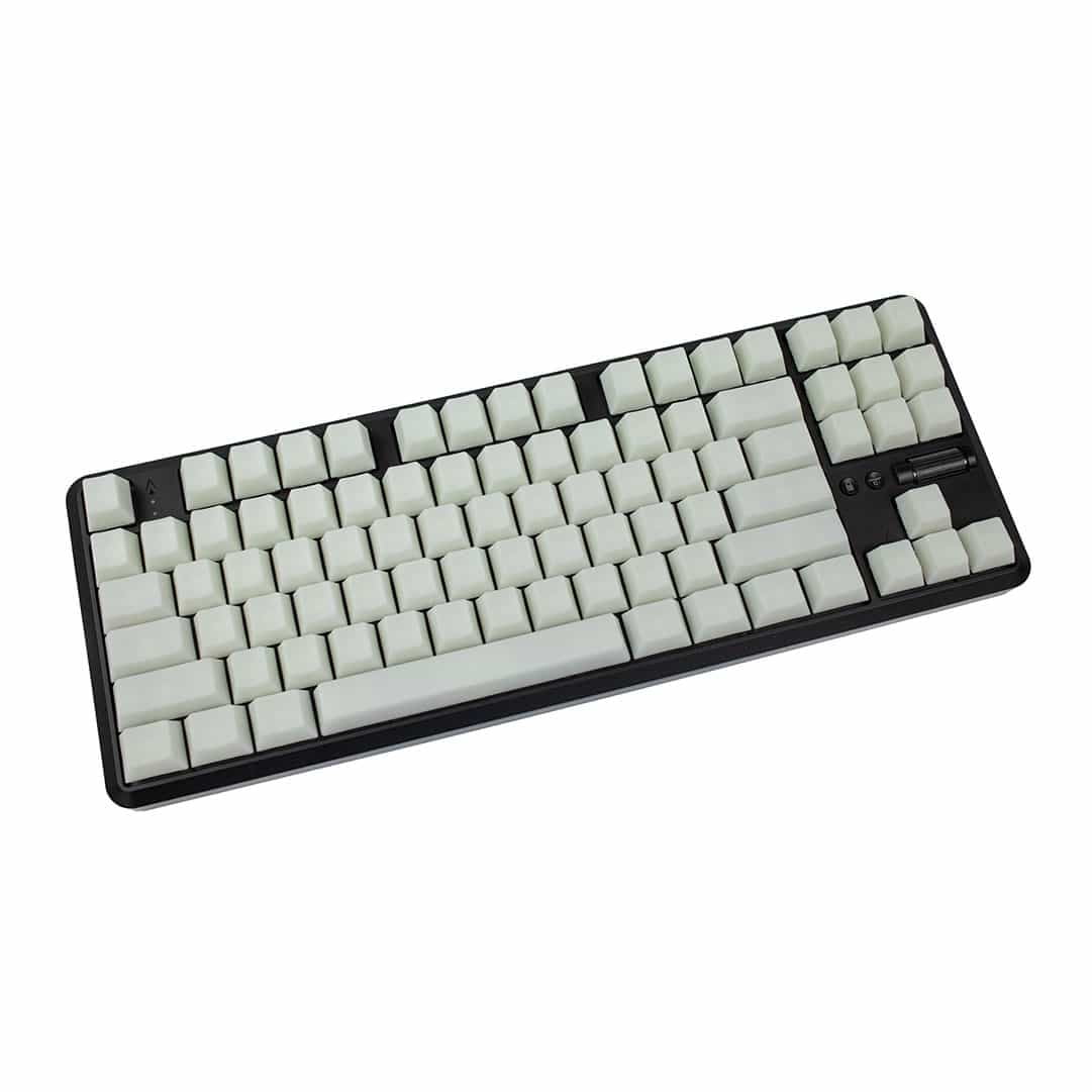 POM Jelly White Keycaps (108 keycap set) | With Side Legends
