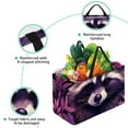 thumbnail image 3 of Raccoon Reusable Foldable Large Capacity Oxford Cloth Storage Basket Easter Picnic Basket, 3 of 7
