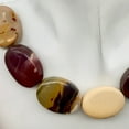 thumbnail image 2 of Fab Mookaite Pendant Bead strand |30x22x10mm | Beige | Oval | 13 beads |, 2 of 12