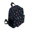 thumbnail image 2 of FORMRS School Backpack with Front Zippered Pocket 12" Student Travel Daypack, Red Fireworks Pattern, 2 of 6
