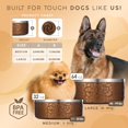 thumbnail image 3 of Fahrmosis Cuenco Para Perros De 32 Onzas Con Inserto De Alimentador Lento, Cuenco De Agua Para Mascotas De Acero Inoxidable Para Razas Medianas Y Grandes, Base De Goma Antideslizante Y Alimentador De, 3 of 5