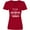 Red, variant on Inktastic My Dad is a Firefighter and a Hero Women's V-Neck T-Shirt