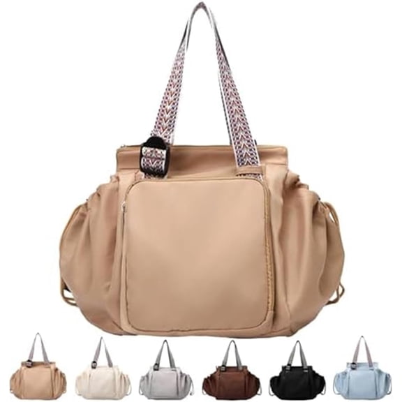 2026 new Multifunctional Travel Organizer Bag for Ladies - Doubles as a Stylish Backpack, Crossbody and Shoulder Bag, Boasts Great Storage Capacity(Khaki)