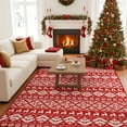 thumbnail image 7 of Pentantan 2'x6' Red Area Rugs for Living Room, Machine Washable Rug Printed Holiday Decor, Non-Slip Rug, 7 of 7