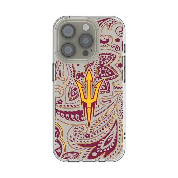 Arizona State Sun Devils iPhone Paisley Design Clear Case