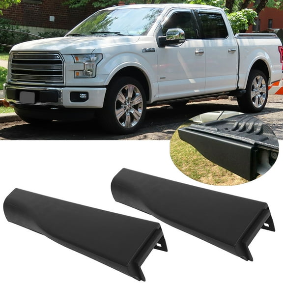 CCIYU Fits for 2010-2016 for FORD F-250 F-350 F-450 F-550 SUPER DUTY Tailgate Molding Cap Protector ABS Rear 02ETM1207ABK