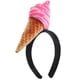 thumbnail image 4 of Diadema para mujer, tocado de helado, diadema divertida, banda para el pelo de fiesta, diadema de Spa para maquillaje, 4 of 6