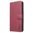 thumbnail image 2 of Case For iPhone 16e / 17e【RFID Blocking】with Multi-Card Holder Bills Slot, Calfskin-Texture Vegan Leather Magnetic Wallet Case,Red,For iPhone 16e / 17e, 2 of 10