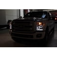 thumbnail image 5 of AKKON - For F-Series SuperDuty Pickup Truck Black Bezel Dual LED Ring Projector Headlights Replacement, 5 of 6