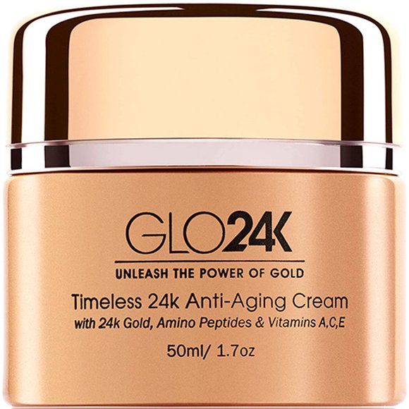 Crema de Oro de 24k GLO24K Antienvejecimiento 50ml