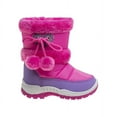 thumbnail image 7 of Rugged Bear Little Kids Girls Snow Boots with Zip-up and Pon Pon Ornamented Closure, 7 of 7