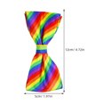 thumbnail image 2 of IDEANATEGRATE 4Ud Colorful Bow Tie De Material Premium Para Y Eventos Formales E Informales, 2 of 7