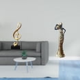 thumbnail image 2 of Figura de nota musical de resina, escultura de escritorio, estatua de mujer tribal, adorno de arte , ideal para regalar, decoración del hogar, 2 of 8
