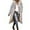 Silver-1, variant on JHHLSF Women's Winter Casual Clothes Zip Up Oversized Reversible Shearling Fleece Long Coats Jackets With Pocket Silver,3XL