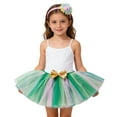 thumbnail image 3 of BJUTIR Girls Skirts Baby Layered Sequins Tutu Skirt Toddler Ballet Dance Dress And Headband First Birthday Outfits Size 12-24 Months Green, 3 of 6