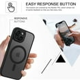 thumbnail image 5 of DOMAVER Magnetic iPhone 13 Case / iPhone 14 Case (6.1") - Slim Matte Translucent Cover | MagSafe Compatible | Shockproof Protective | Black, 5 of 7