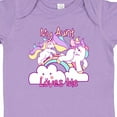 thumbnail image 4 of Inktastic My Aunt Loves Me Unicorn Girls Baby Bodysuit, 4 of 5