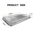 thumbnail image 3 of LQQBOX Air Fryer Basket for Oven, 19.09'' x 12.8'' Extra Large Air Fryer Basket and Pan, Stainless Steel Oven Air Fryer Basket and Tray, 3 of 7
