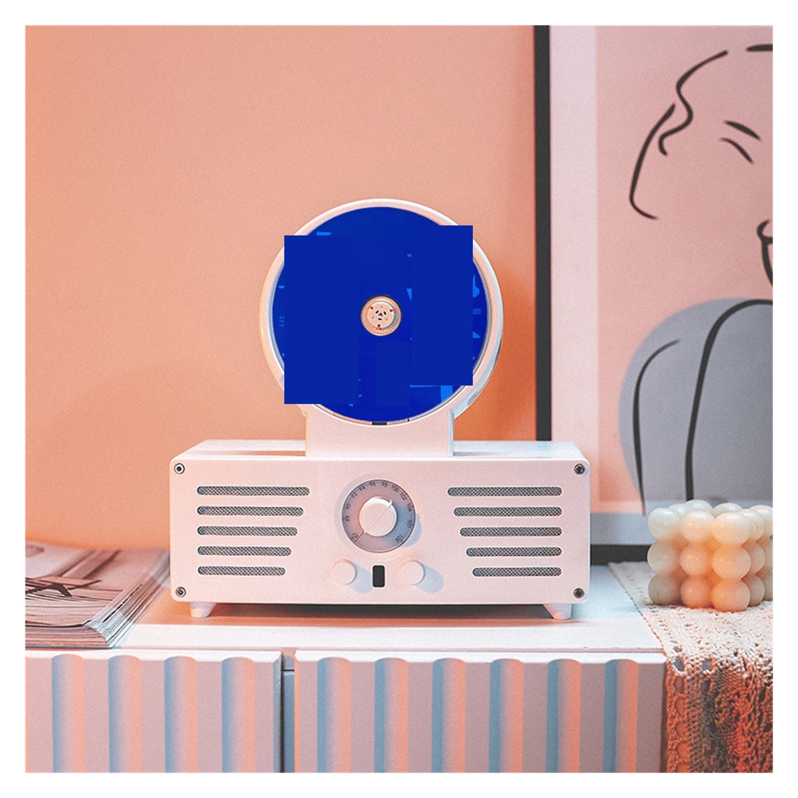 Bluetooth Retro CD Player with Projector and Radio Ideal Gift for Family and Retro Lovers