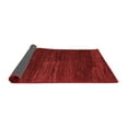 thumbnail image 2 of Ahgly Company Indoor Square Abstract Red Modern Area Rugs, 6' Square, 2 of 4