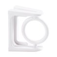thumbnail image 2 of Langgg 2 Pièces Chambre Auto-Adhésif Réglable Support de Tige de Rideau Cuisine 360 Degrés Rotation Drapé Bâton Supports Support Cintres Blanc, 2 of 9
