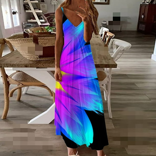 Colorful casual best sale dresses