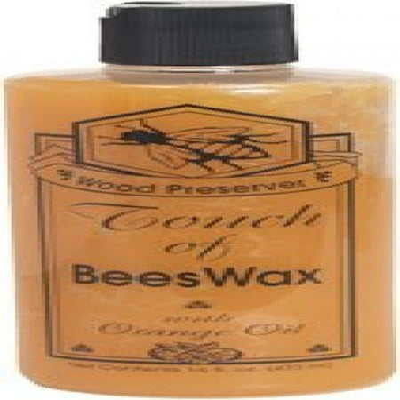 Touch of Beeswax Wood Furniture Polish and Conditioner with Orange Oil. Feeds, Waxes and Preserves Wood Beautifully. 16 oz