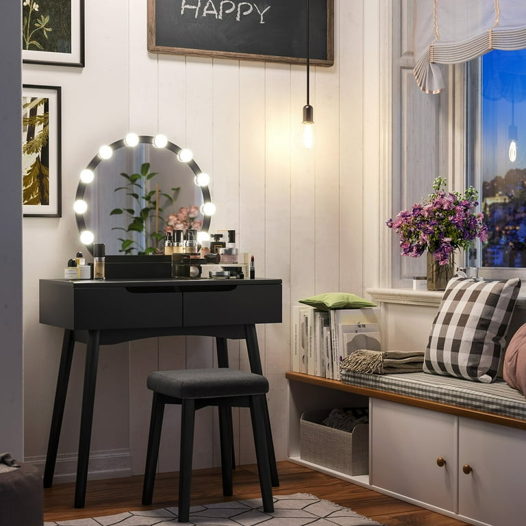 Gassaway vanity set with cheap mirror