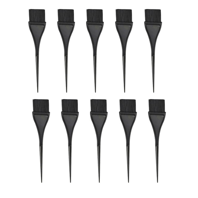 Guardurnaity 10 piezas de cepillo para teñir el cabello, herramientas de peluquería de plástico reutilizables, accesorios de estilo de salón largo, Cuidado del cabello Guardurnaity CE013568-00B
