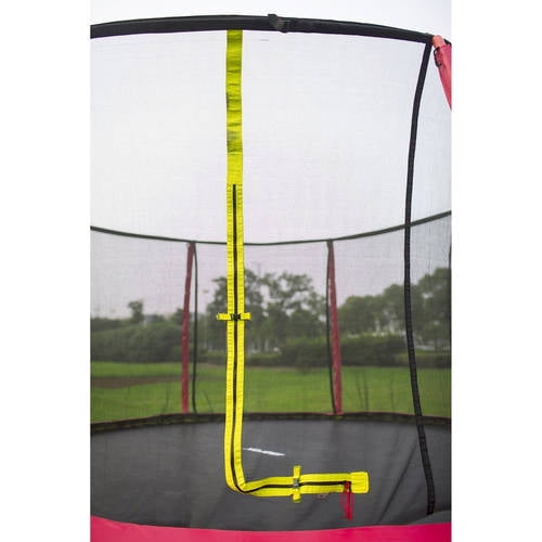 Merax 14 Foot Trampoline with Safety Enclosure Red