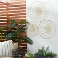 thumbnail image 2 of DecMode Brown Dried Plant Basket Plate Wall Decor (3 Count), 2 of 9